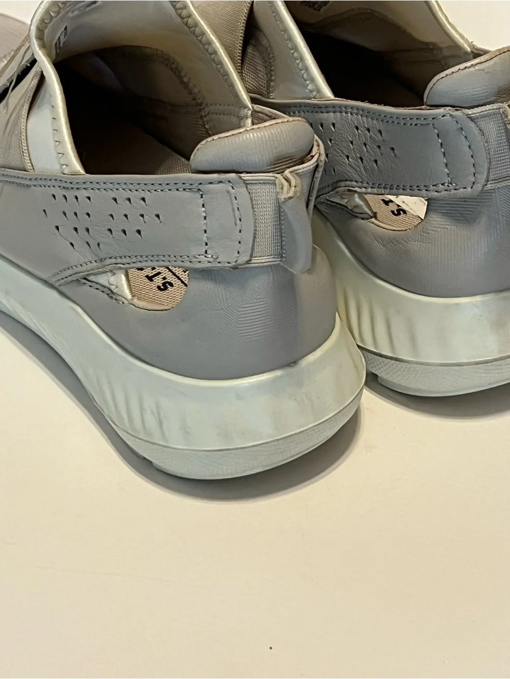 NWT $150 ECCO (Whoops) ST.1 Lite Slip-On Sneakers Gravel Blush EU 37 US 6-6.5